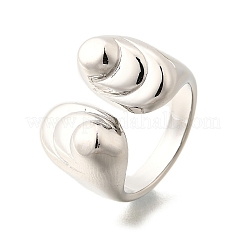 Латунные манжеты для женщин RJEW-G347-03P