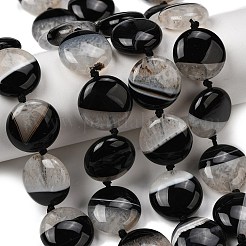 Природный агат бисер нитей&nbsp;G-F820-Q01-01