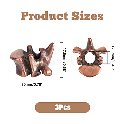 Латуни европейского бисера KK-FH0006-53