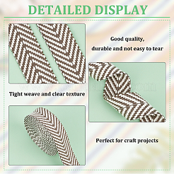 5 ярд жаккардовой ленты со стрелками из поликоттона&nbsp;OCOR-WH0078-173B