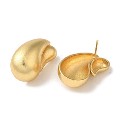 Серьги-гвоздики из латуни с эмалью и покрытием стойки EJEW-B062-26G