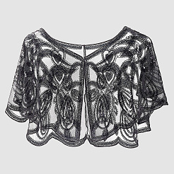 Полиэстер женские шифоновые накидки&nbsp;AJEW-WH20070-005B