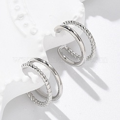 Серьги-манжеты из латуни&nbsp;EJEW-I249-16P