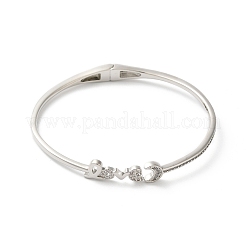 Браслеты из латуни с микро-паве BJEW-G716-02P