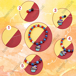 Набор для изготовления браслетов на хэллоуин DIY-SC0021-91