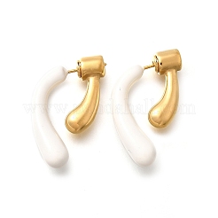 Серьги-гвоздики из нержавеющей стали 304&nbsp;EJEW-C133-04G-05