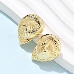 Латунь серьги&nbsp;LS-EJEW-Q017-06G