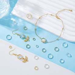 50шт 10 латунные рамки для бусин KK-FH0005-11