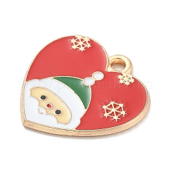 Рождественские эмали сплава подвески&nbsp;ENAM-K074-01G-15