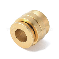 Европейские бусины из нержавеющей стали 304 STAS-S162-10G