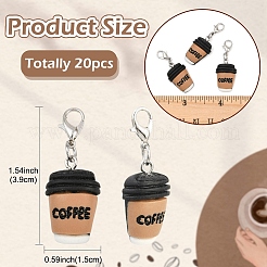 Подвесные украшения из смолы&nbsp;HJEW-YW00260-01