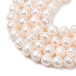 Fili di perle di perle d'acqua dolce coltivate naturali&nbsp;PA-CBABE82-11A