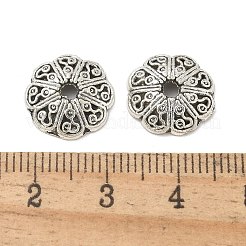 Сплавочные овальные бусины тибетского стиля &nbsp;TIBE-P003-65AS