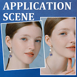 20 шт. фурнитура для сережек из нержавеющей стали 304 DIY-BBC0001-83