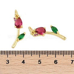 Стойки обшивки латунь микро проложить Циркон подвеску KK-R166-09G-02