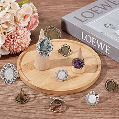 16 шт. 8 стильных регулируемых кольца для пальцев из сплава FIND-SC0008-68