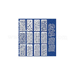 12 stücke 12 arten haustier aushöhlen zeichnung malschablonen&nbsp;DIY-WH0643-017