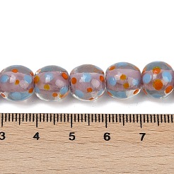 Нити ламвордских бусин ручной работы&nbsp;LAMP-P069-01A-07