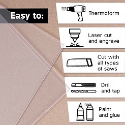 Акриловая прозрачная нажимная пластина OACR-WH0003-06B