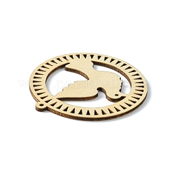 Pendentifs en bois d'érable&nbsp;WOOD-TAC0007-36