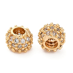 Латунные микропаве из прозрачного кубического циркония KK-H513-08G