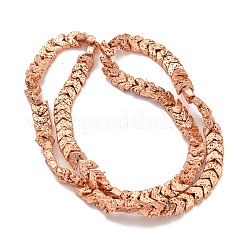 Гальванические бусины из натуральной лавы G-I360-X01-03