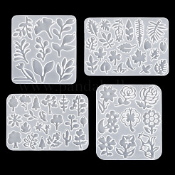 4шт 4 стиля силиконовые Молды&nbsp;DIY-TA0013-63