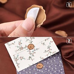50 Stück selbstklebende Wachsstempelaufkleber&nbsp;DIY-CP0005-82C