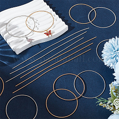 60шт. набор из 2-х цветных пружинных браслетов из стальной проволоки BJEW-OC0001-19