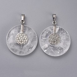 Природного кварца хрустальных подвесок&nbsp;G-F640-C01