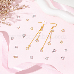 24 шт. 4-х цветные латунные подвески с кубическим цирконием KK-BC0013-59