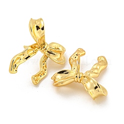 Boucles d'oreilles en laiton plaqué en rack&nbsp;EJEW-M247-18G