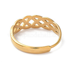 Ионное покрытие (ip) полые матросские регулируемые кольца из нержавеющей стали 304 RJEW-D006-21G