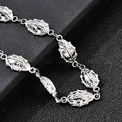 Браслеты из нержавеющей стали 304 с божьей коровкой для женщин&nbsp;BJEW-K226-15B-P