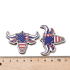 Большие деревянные подвески WOOD-D028-01B