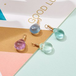 Природного флюорита подвески&nbsp;PALLOY-JF00607