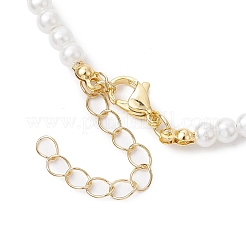 Ожерелья с подвесками-бабочками из сплава акрила NJEW-JN04782-02