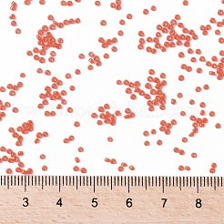 TOHOラウンドシードビーズ  日本製シードビーズ  （不透明なサンセットオレンジ50)個  15/0  1.5mm  穴：0.7mm  約3000PCS /ボトル  10 G /ボトル&nbsp;SEED-JPTR15-0050