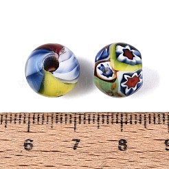 Handgemachte Millefiori Glas runde Perlen&nbsp;LA-N001-01A-12MM