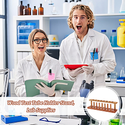 Деревянная подставка для держателя пробирок ODIS-WH0038-67B