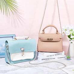 2 шт. 2 цвета пластиковая имитация жемчуга и железная цепочка цепочка для телефона через плечо FIND-WR0009-48