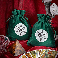 2 Aufbewahrungstasche für Tarotkarten mit Sternmuster&nbsp;TP-CN0001-08B