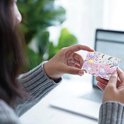 ПВХ пластиковые водонепроницаемые наклейки для карт DIY-WH0432-075