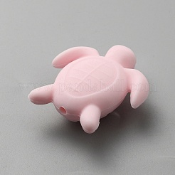 Perline focali in silicone ecologico per uso alimentare per tartarughe&nbsp;SIL-WH0010-27G