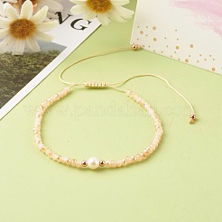 Ensembles de bracelets de perles tressées en fil de nylon&nbsp;BJEW-JB06456