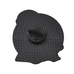 Кот с футбольными спортивными эмалированными значками&nbsp;LS-JEWB-I052-05EB-01