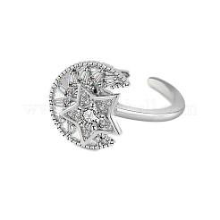 Вращающееся открытое кольцо Star Moon для женщин PW-WG4E599-02