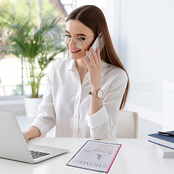 20шт 4 цвета прозрачный пластиковый органайзер для папок-файлов с выдвижной планкой FIND-GF0005-75