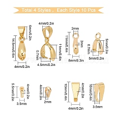 20 шт. 2 латунных защелкивающихся дужки KK-SC0004-89