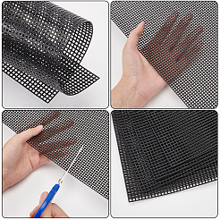 Пластиковый сетчатый холст DIY-WH0030-58